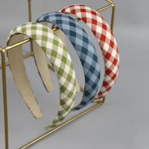 Checkered Hoop Hairbands